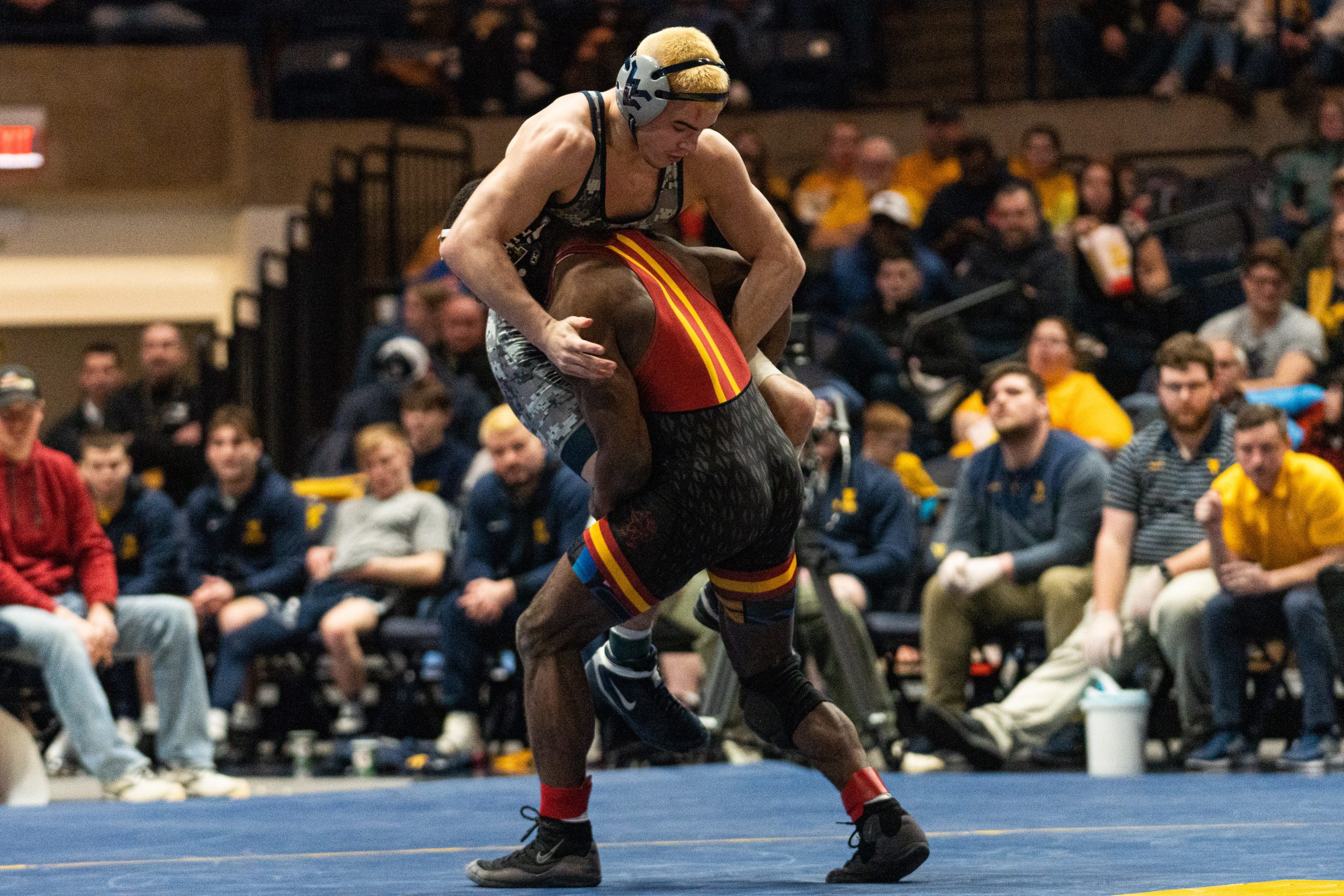 WVU wrestling falls 20-13 to No. 3 Iowa State in tight duel